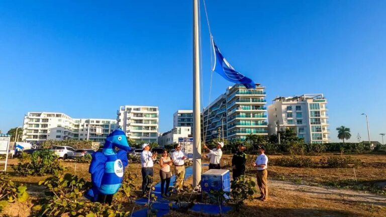 Por 5° año consecutivo, Cartagena cuenta con playa certificada como Blue Flag